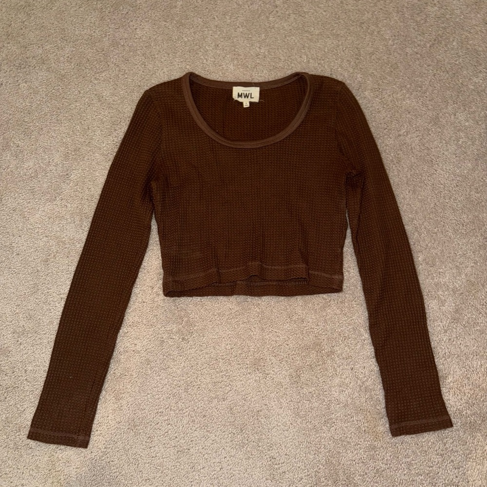 Madewell Textured Brown Top